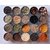 Bluzon Stylish Revolving 16 Jar Spice Rack / 1 Piece Spice Set (Brown)