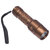 GOR 500M 3 Modes Rechargeable LED Flashlight Torch 5.5 Inch Gold