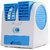 Mini Fan  Portable Dual Bladeless Small Air Conditioner Water Air Cooler Powered by USB  Battery for Use of Car/Home/Offi