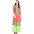 Chhabra 555 Pink  Green Coloured Embroidered Cotton Stitched Straight Kurta