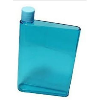 Slim water bottle/book bottle, Blue, 420 Ml