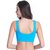 Sparkle Sports Bra Combo Pack of 3 Pink Red Skyblue