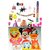 Happy Birthday Party combo with  12 cartoon funky face mask and 1 rose petal  party popper for  boy (set of 175 pec)