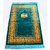 Momin Bazaar High Quality Islamic Muslim Janamaz Musallah Prayer Mat Rug  GOLD CYAN MECCA