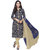 Risera Women's Blue Cotton Bollywood Printed Unstitched Salwar Suit Dress Material