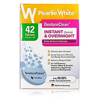 Buy Pearlie White Dentureclean Denture Cleansing Tablets Online 900 From Shopclues
