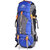 Indianista 5215 BLUE Trekking / Hiking / Rucksack / Backpack 75 Liters with Rain Cover