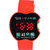Sports Casual Black & Red Analog PU Quartz Round Dial Watch For Men