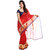 Chhabra 555 Red  Coloured Printed Cotton Silk Saree