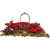 Golden And Red Wedding Ring Platter With Single Ring Holder