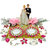 Hot Pink Crystal Wedding/Engagement Ring Platter/Holder