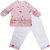 GiggleBuns Cotton Night Suit Set for baby Girls sleepwear for kids- 0-3Months