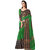 Florence Green Cotton Silk Printed Saree with Blouse