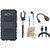 Lenovo K8 Note Shockproof Tough Armour Defender Case with Ring Stand Holder, Selfie Stick, Earphones, OTG Cable and USB Cable