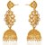 Fab Jewel Fashionable Gold Brass Jhumki Earrings for Women