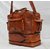 Real Leather Messenger Flexible Handmade Luggage Travel Briefcase Vintage Bag
