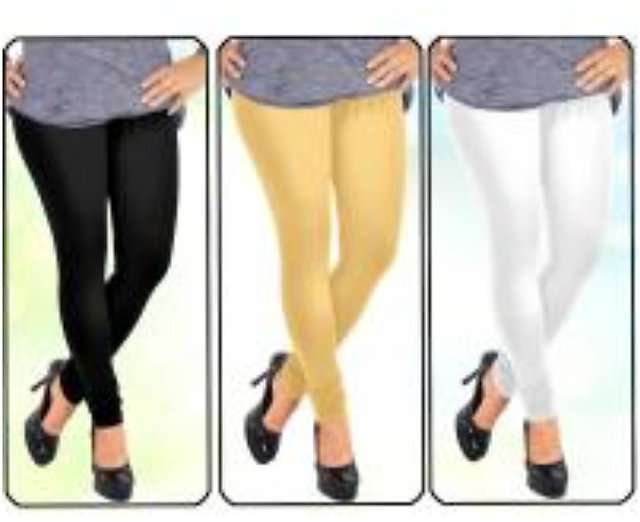 Womens Leggings Plus Size Cream Natural