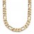 One Gram 22kt Gold Plated Neck Chain for men Daily Wear 20 Inch /10 mm Figaro-XC-110