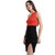 Texco Women Red & black Color block Bodycon Dress