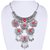 Fascraft Womens Haar Style Necklace on German Silver Finish along with Floral Design