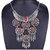Fascraft Womens Haar Style Necklace on German Silver Finish along with Floral Design