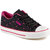 Devee Womens Black Pink Smart Casuals Shoes