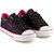 Devee Womens Black Pink Smart Casuals Shoes