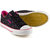 Devee Womens Black Pink Smart Casuals Shoes