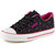 Devee Womens Black Pink Smart Casuals Shoes