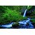 Avikalp Exclusive AZOHP2298 Waterfall and Stream Green Forest rocks green moss Full HD Poster Latest Best New 3D Look Beautiful
