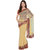 Chhabra 555 Beige Coloured Georgette Saree With Paithani Blouse  Border