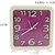 New Analog Fashionable Alarm Table Clock Square Shape for Kids, Home, Office Also Best for Gifting Set Of 1 pic-14