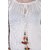 Amiable Casual 3/4th Sleeve Embroidered Women's White Top