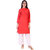 Meia cotton red women casual kurti