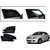 Generic Magnetic Zipper Curtain Car Sunshades Set Of 4-Maruti Suzuki Dzire Old