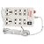 Extension cord in Hilex with 8 fuse and LED indicator