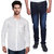 Balino London Men's Regular Fit  Jeans and Regular Collar Shirts Combo