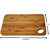 Moongil Cutting and Chopping Bamboo Wood board best for vegetable and meat cutting - Oval Handle Small