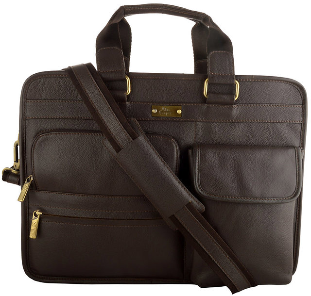 Buy Allen Cooper AC K 008 Brown Men s Leather Bags Online 5249 from ShopClues