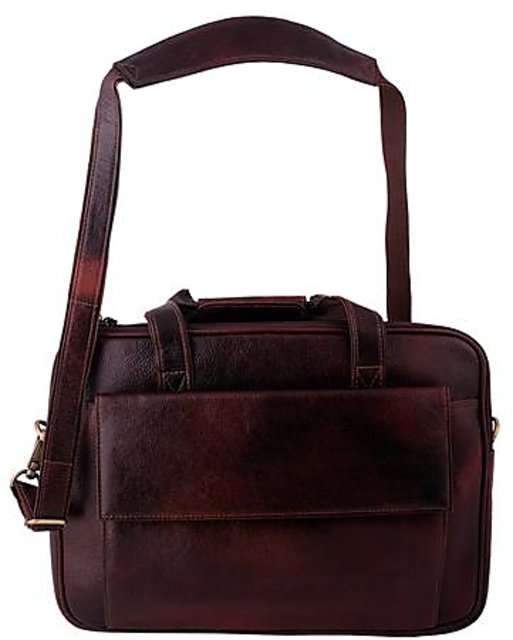 pure leather messenger bags