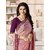 Indian Beauty Pink Georgette Printed Saree With Blouse