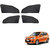 Generic Z Black  Magnetic  Curtain Car Sunshades Set Of 4-Maruti Suzuki Alto K10