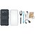 Redmi 5A Shockproof Case with Ring Stand Holder, Silicon Back Cover, Selfie Stick, Earphones, OTG Cable and USB LED Light