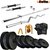 Exite Fitness 25 kg PVC weight 3ft 2 rods Home gym Accessories