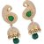 Penny Jewels Alloy Gold Plated Aashique Wedding Comfy Jhumki Set For Women  Girls