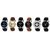 GUG NC-21 Pack of 6 Decent Designed Analogue Wrist Watch For Men And Boys