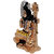 Brass 24 K Gold Plated Hindu God Shiv Car Dashboard Idol Lord Shiva Handicraft Statue Bhole Baba / Mahadev Decorative Spritual Puja Vastu Showpiece Figurine - Religious Pooja Gift Item  Murti for Mandir / Temple / Home Decor / Office / Study Table