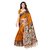 Fabwomen Sarees Floral Print Multicolor And Yellow  Coloured Mysore Art Silk With Tassels Fashion Party Wear Women's Saree/Sari.