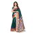 Fabwomen Sarees Floral Print Multicolor And Green  Coloured Mysore Art Silk With Tassels Fashion Party Wear Women's Saree/Sari.