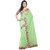 Fabwomen Sarees Kalamkari Green And Multi  Coloured Chanderi Cotton Fashion Party Wear Women's Saree/Sari.
